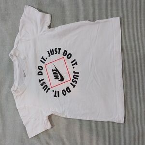 White Nike Tee - Boys size 6